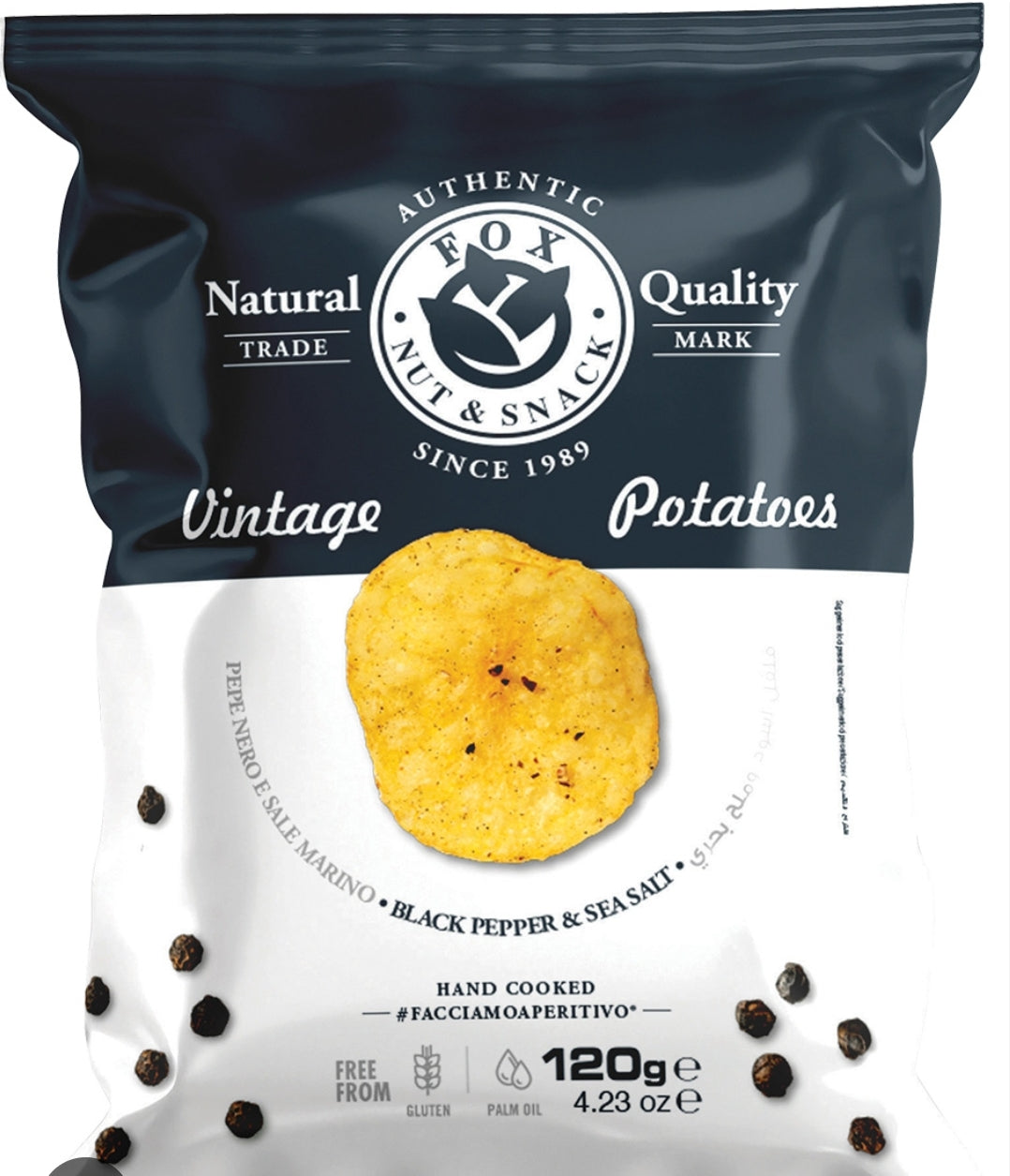 Chips Poivre Noir Sel marine Fox